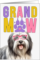 GrandMAW Lowchen Dog Grandparents Day from Granddog card