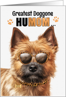 Mother’s Day Norwich Terrier Dog Greatest HuMOM Ever card