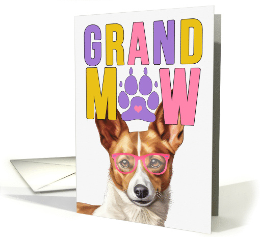 GrandMAW Podengo Dog Grandparents Day from Granddog card (1814432)