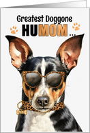Mother’s Day Rat Terrier Dog Greatest HuMOM Ever card