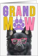 GrandMAW Schipperke Dog Grandparents Day from Granddog card