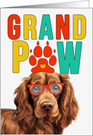 GrandPAW Sussex Spaniel Dog Grandparents Day from Granddog card