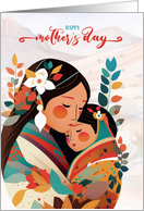Native American Inspired Mother’s Day Cultural and Colorful card