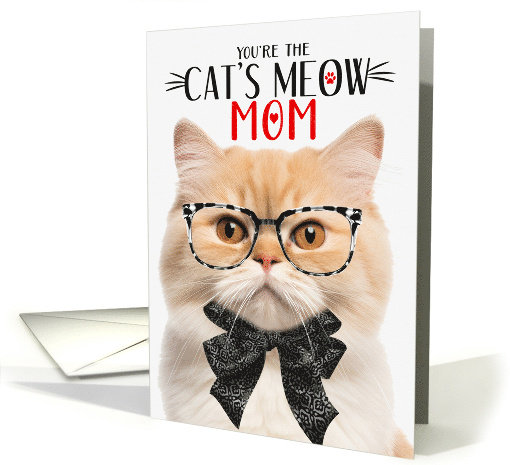 Munchkin Cat for Mom on Mother's Day Cat's with Meow Humor card