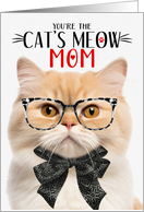 Munchkin Cat for Mom on Mother’s Day Cat’s with Meow Humor card