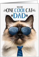 Balinese Cat Father’s Day for Dad One Cool Cat card