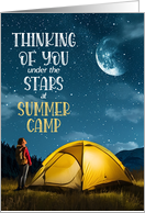 Summer Camp Thinking of You Under the Stars card
