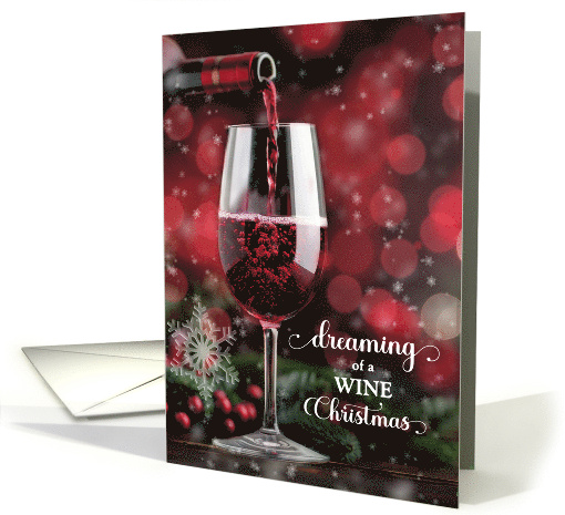 Dreaming of a WINE Christmas card (1870496)