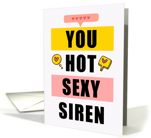 for Her Love and Romance Hot Sexy Siren card (1890056)