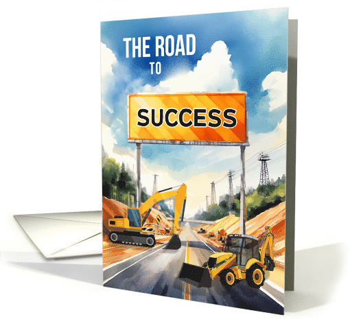 Business Greeting The Road to Success card (1913512)