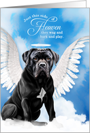 Pet Sympathy Loss of a Dog Cane Corso Angel card