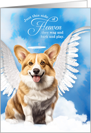 Pet Sympathy Loss of a Dog Pembroke Welsh Corgi Angel card