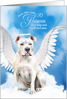 Pet Sympathy Loss of a Dog Dogo Angentino Angel card