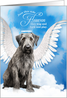 Pet Sympathy Loss of a Dog Irish Wolfhound Angel