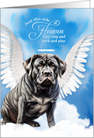 Pet Sympathy Loss of a Dog Neapolitan Mastiff Angel card