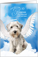 Pet Sympathy Loss of a Dog Sealyham Terrier Angel card
