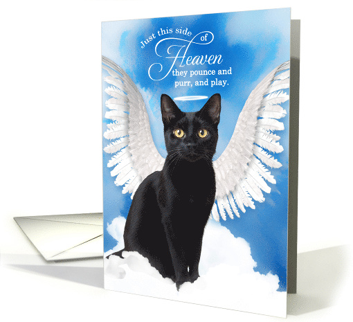 Pet Sympathy Loss of a Cat Bombay Angel card (1928758)