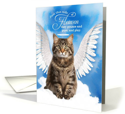 Pet Sympathy Loss of a Cat Japanese Bobtail Angel card (1929626)