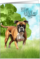 Congratulations reBARKable Boxer Dog in the Country card