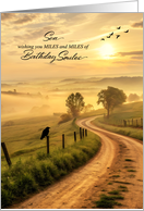 Son&rsquo;s Birthday Country Road Miles of Birthday Smiles card