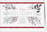 Executive Assistant Business Holiday Modern Botanical Illustration