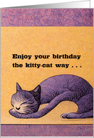 Cat Lover Birthday...
