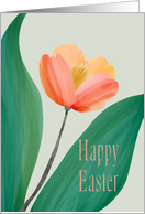 Happy Easter Bright Watercolor Flower card