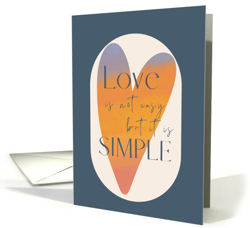 Happy Anniversary Love Heart Boho Design Typography card (1866408)