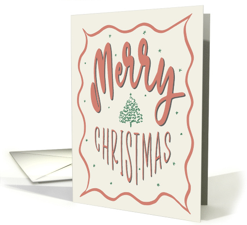 Whimsical Hand Drawn Christmas Tree Christmas card (1944892)