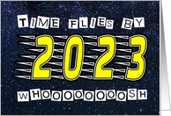 Funny New Year 2023 Starry Sky on New Year’s Eve card