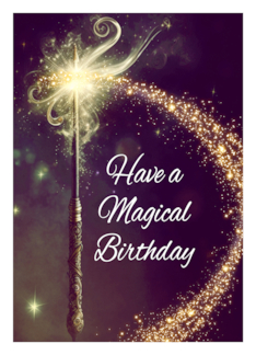 Birthday Magic Wand...