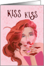 Valentine Kisses For my Sweetheart card