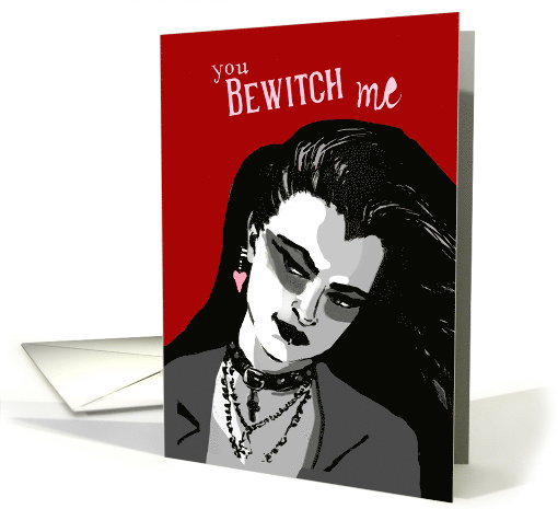 Valentine's Day Witch Under Her Lover's Spell card (1754484)