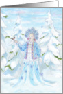 Season’s Greetings Snow Maiden card