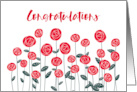 A Field of Roses is like a Bouquet of Congratulations card