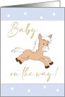 Baby Shower Baby on the way Baby Horse card