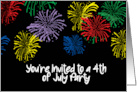 Invitation 4th of July card