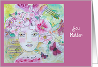You Matter Encouragement card