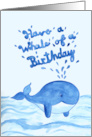 Have a Whale of a Birthday card