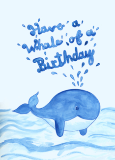 Have a Whale of a...