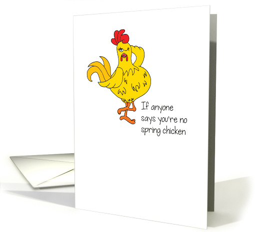 Funny Chicken Birthday card (1761206)