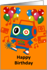 Robotic Happy Birthday card
