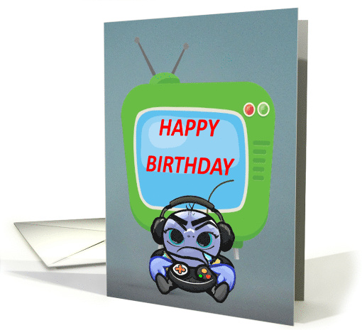 Universal Happy Birthday Gaming Cartoon Character card (1779664)