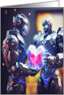 A Masculine Gay Robot Receives a Valentine’s Day Gift From His Mate card