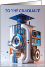 Playful Highly Technical Degree Computer Related Futuristic 3D card