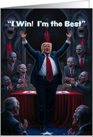 Trump Wins A Scary Thought on Halloween card