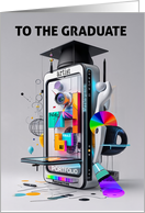 Playful Colorful Device for Artistic Degree and Art Jargon card