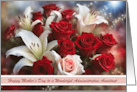 Administrative Assistant Secretary Happy Mothers Day Flowers Custom card