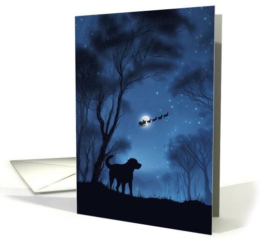 Christmas Happy Holidays with Labrador Retriever Dog and... (1786814)