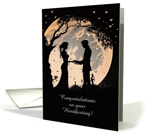 Handfasting Pagan Wedding Congratulations Moon Man and... (1797436)
